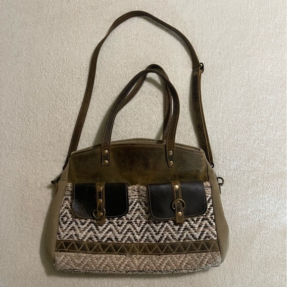 Myra Bag Handbags - Myra‎ Bag Leather/Canvas Bag